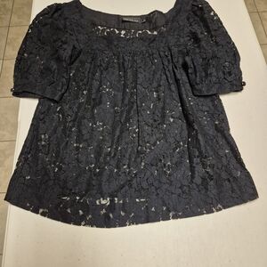 The Limited Black Lace Blouse